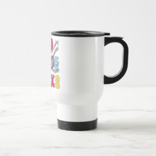 Multicolor 3rd Grade Rocks Tshirts and Gifts Travel Mug