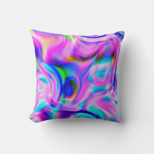 Multicolor abstract background. Colourful pattern. Throw Pillow