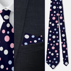 Multicolor Abstract Dots Pattern          Tie