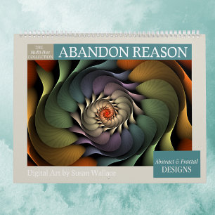 Multicolor Abstract Fractals 2025 Calendar
