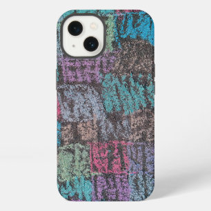 Multicolor abstract home decor design Chalk  iPhone 13 Case