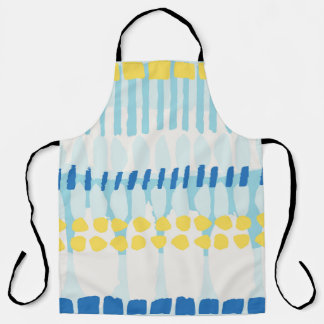 Multicolor Abstract Painted Seamless Background Apron