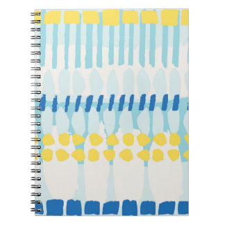 Multicolor Abstract Painted Seamless Background Notebook