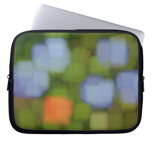 Multicolor Abstract Painting Laptop Sleeve (Front)
