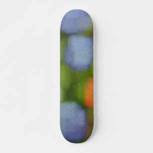 Multicolor Abstract Painting Skateboard