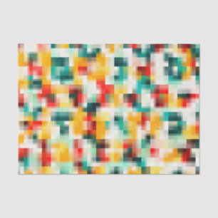 Multicolor Abstract Painting Tissue Paper