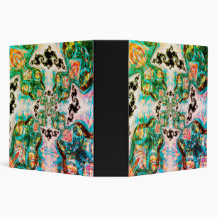 Multicolor Abstract Print Binder