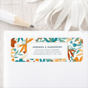 Multicolor Abstract Wildflower Wedding