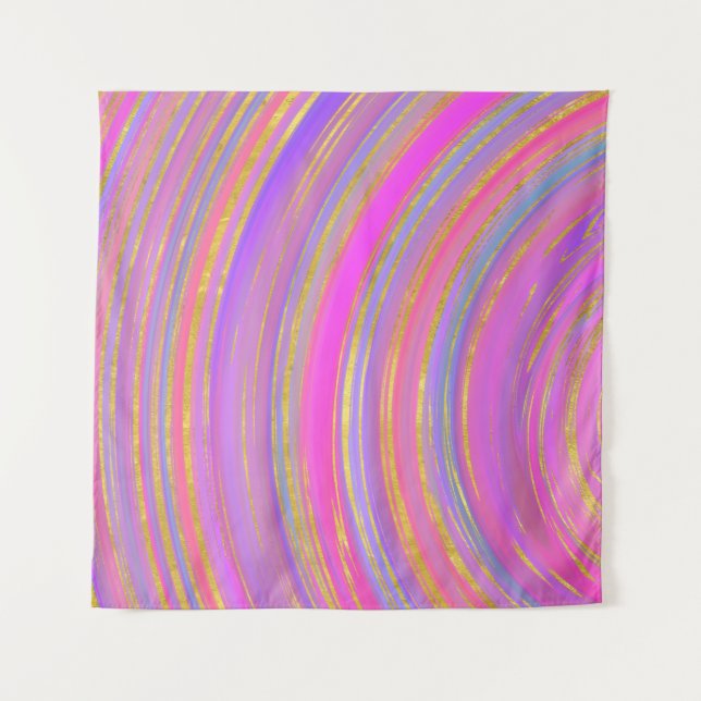 Multicolor and Gold Tapestry (Front)