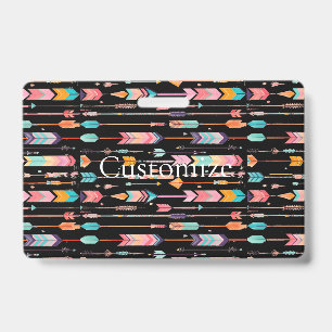 Multicolor Arrow Pattern Thunder_Cove Badge