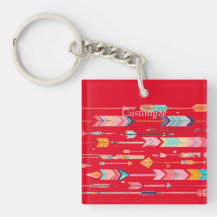 Multicolor Arrow Pattern Thunder_Cove Keychain