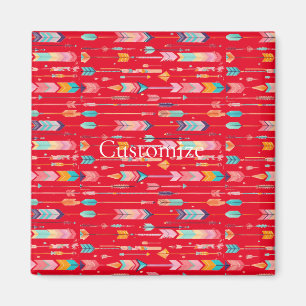 Multicolor Arrow Pattern Thunder_Cove Magnet
