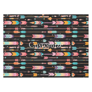 Multicolor Arrow Pattern Thunder_Cove Tablecloth