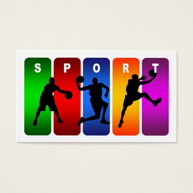 Multicolor Basketball Emblem (Front)