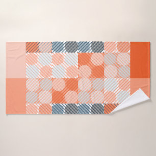 Multicolor bath towels