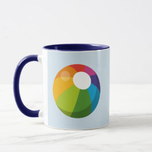 Multicolor Beach Ball Mug