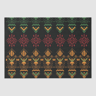 Multicolor Black History Month Geography   Tissue Paper