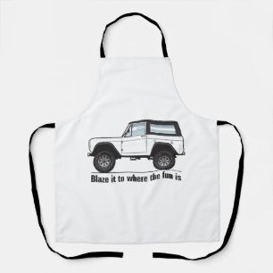 Multicolor Black Top Apron