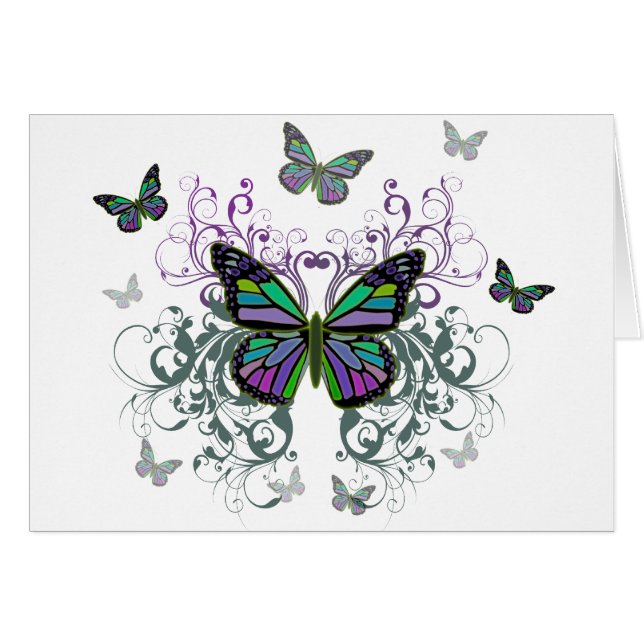 MultiColor Butterfly (Front Horizontal)