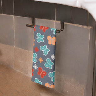 Multicolor Butterfly Kitchen Towel