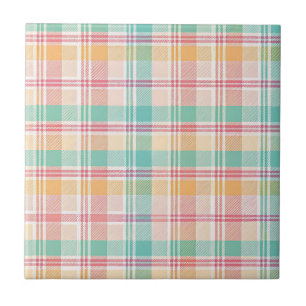 Multicolor Chequered Plaid Tile
