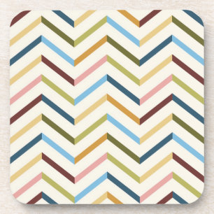 MultiColor Chevron Coasters