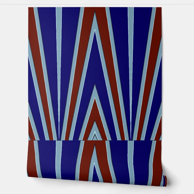 Multicolor chevron pattern "Ratti_Creative_Arts" W Wallpaper (Unrolling)