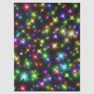 Multicolor Christmas Star Rays-57191 Tissue Paper