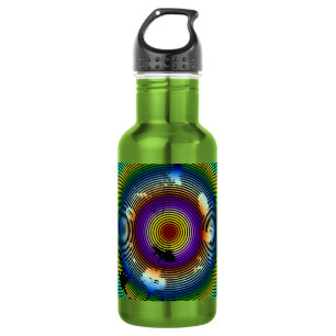 Multicolor Circled Pattern 532 Ml Water Bottle