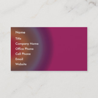 Multicolor circles business card