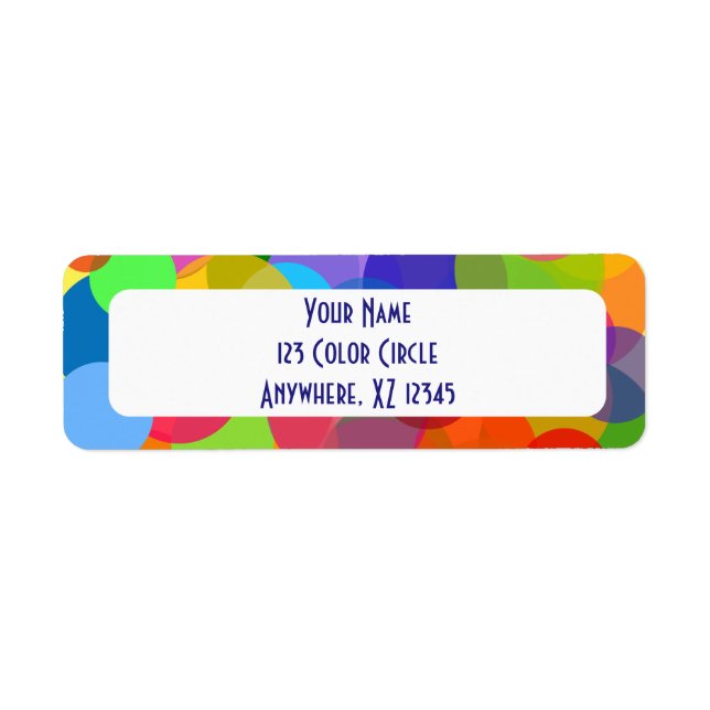 Multicolor Circles & Dots (Front)