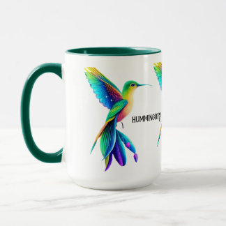 multicolor colibri mug