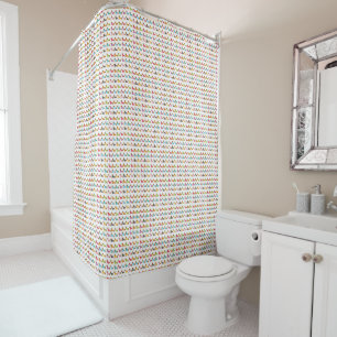 Multicolor Dachshunds Shower Curtain