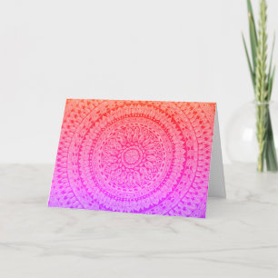 MultiColor Detailed Mandala Art Birthday Card