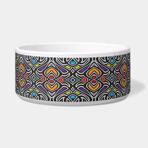 Multicolor dog bowl - 14 Box Swirl