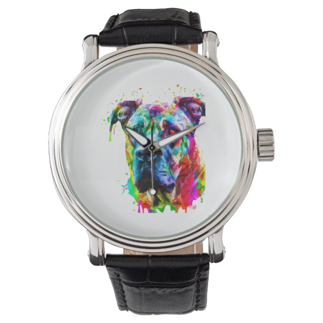 Multicolor Dog - Version 1   Watch (Front)