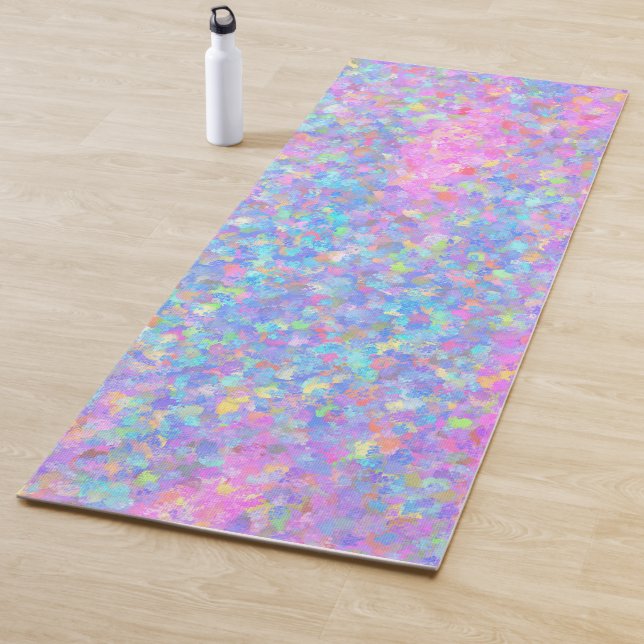 Multicolor Dot Art Yoga Mat (In Situ)