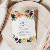 Multicolor Elegant Floral Surprise Party