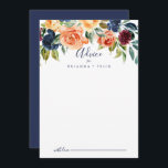 Multicolor Elegant Floral Wedding Advice Card<br><div class="desc">This multicolor elegant floral wedding advice card is perfect for a modern wedding. The design features neatly hand-drawn bouquets of pink, blush, yellow, burgundy, red, indigo flowers and green foliage, inspiring natural beauty. These cards are perfect for a wedding, bridal shower, baby shower, graduation party & more. Personalize the cards...</div>