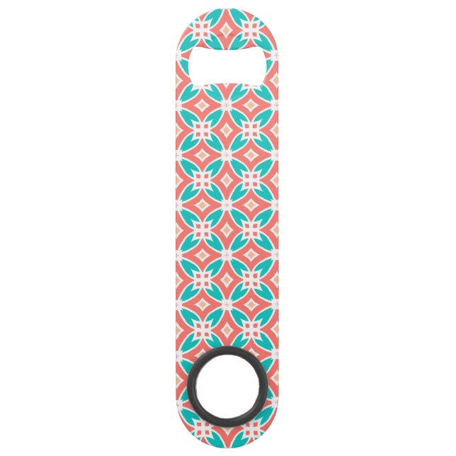 Multicolor Ethnic Pattern Bar Key (Front)