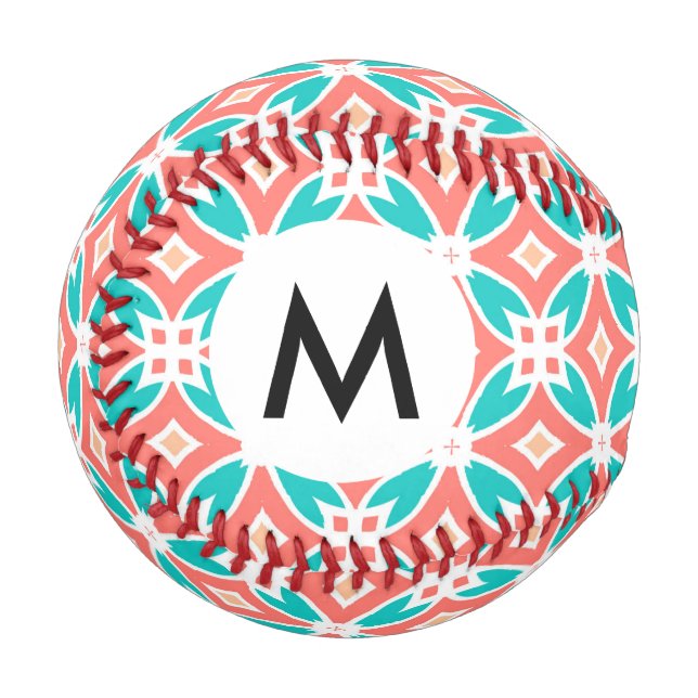 Multicolor Ethnic Pattern Baseball (Front Left)