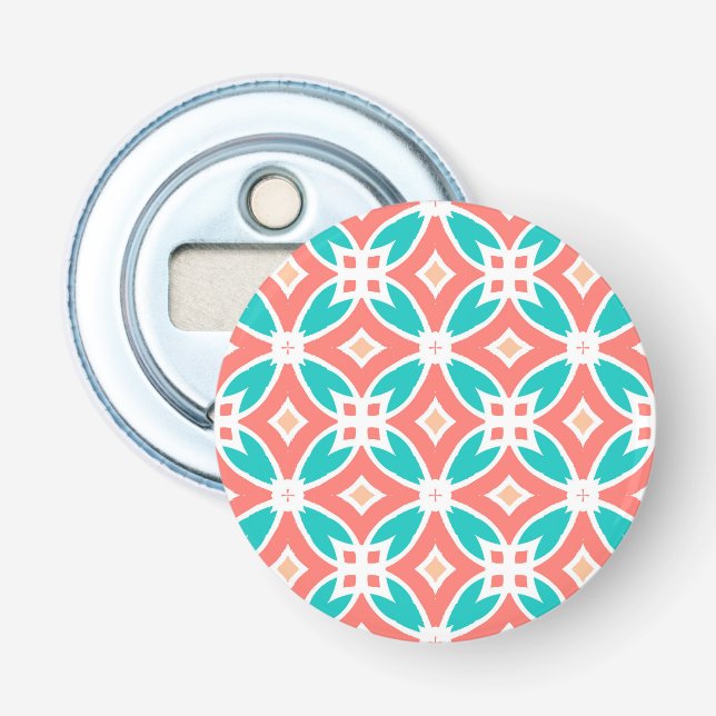 Multicolor Ethnic Pattern Bottle Opener (Front)