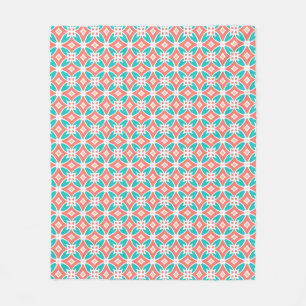 Multicolor Ethnic Pattern Fleece Blanket