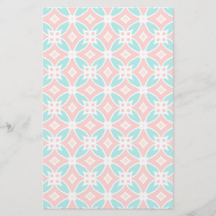 Multicolor Ethnic Pattern Stationery