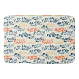 Multicolor Eucalyptus Botanical Bath Mat