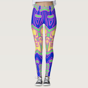 Multicolor fabric pattern "Ratti_Creative_Arts" Le Leggings