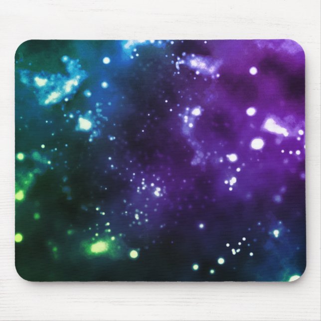 Multicolor Galaxy Mouse Pad (Front)