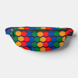 Multicolor Geometric Fanny Pack