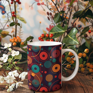 Multicolor Geometric Shapes pattern Coffee Mug