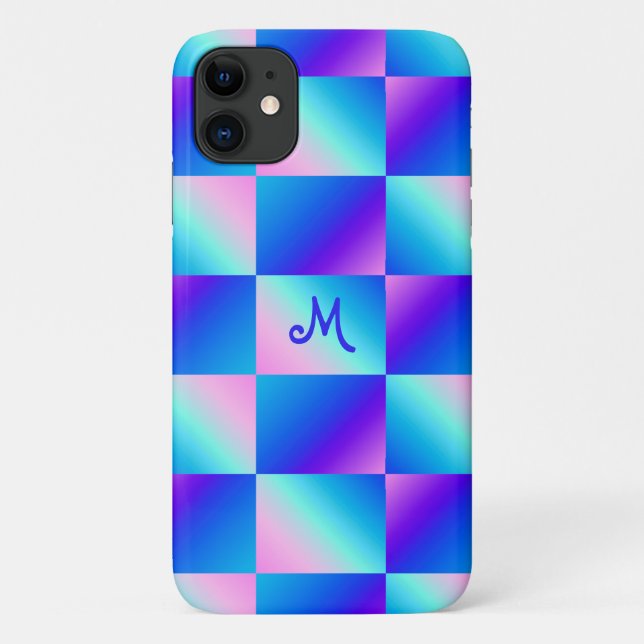 MultiColor Geometric Vibrant Pattern Design Case-Mate iPhone Case (Back)